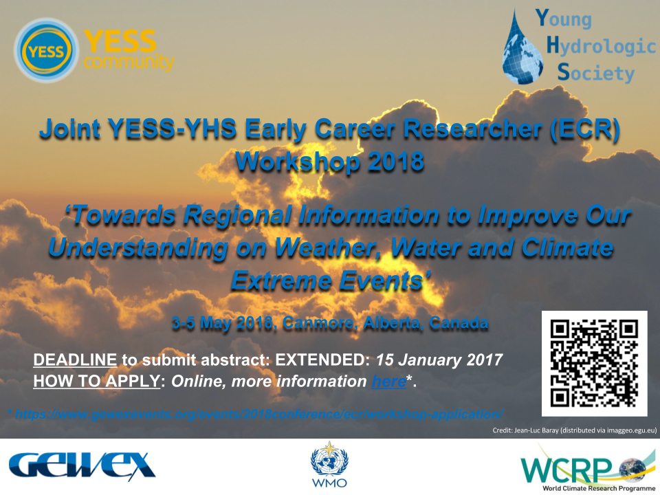 Yess Yhs Early Career Researcher Ecr Workshop 2018